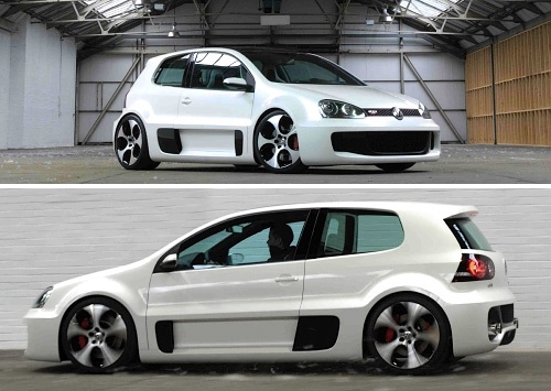 VW Golf Electric - napkollektor Tokyo Solar volks-golf_blue emotion