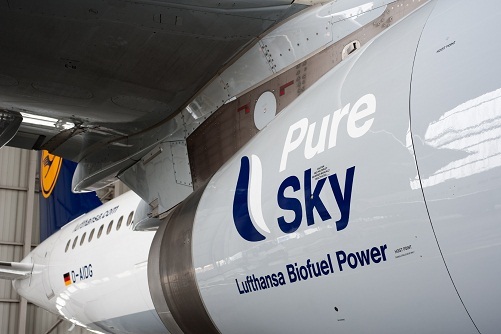 napkollektor, bio üzemanyag lufthansa-bio-uzemanyag