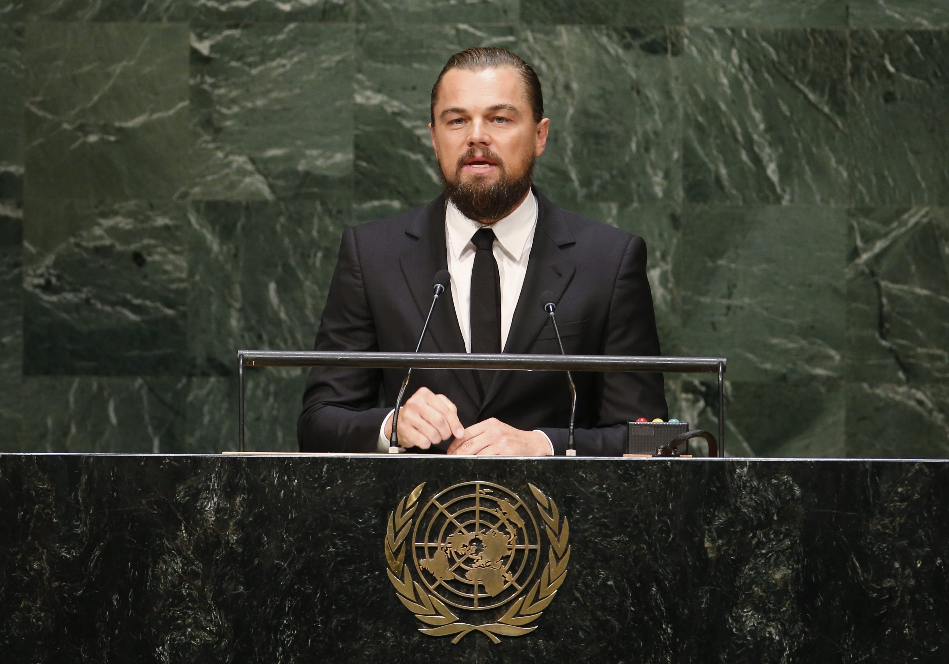 Leonardo DiCaprio New York Klímahét - vége az olajbiznisznek.